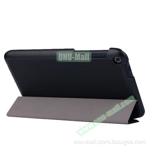 Karst Texture Three Folio Flip Cover Case for Asus Fonepad 8 FE380CG with Stand